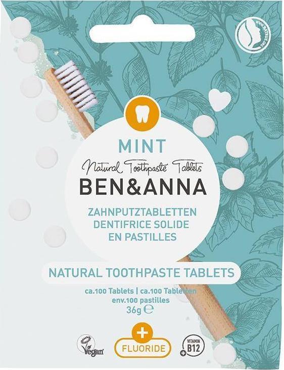 Ben&Anna BEN&amp;ANNA_Natural Toothpaste Tablets naturalne tabletki do mycia zębów z fluorem 36g 1