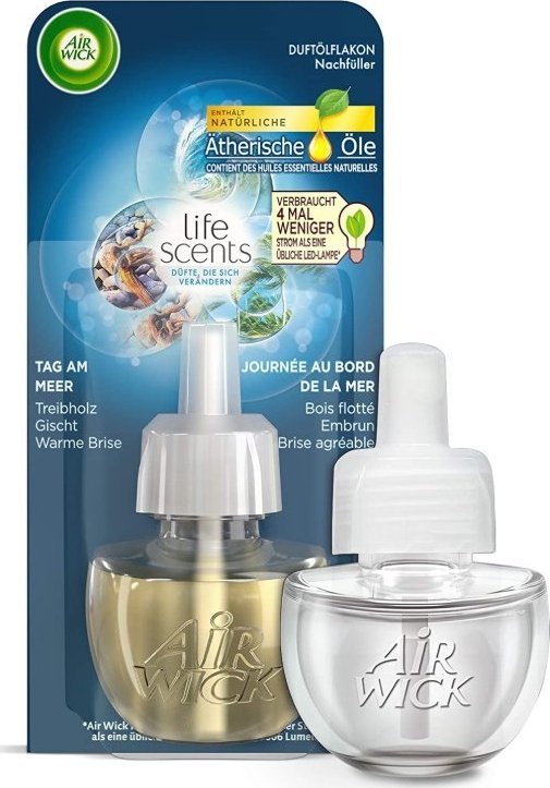 Air Wick (DE) Air Wick, Wkład do elektrycznego odświeżacza, dzień nad morzem, 19 ml (PRODUKT Z NIEMIEC) 1