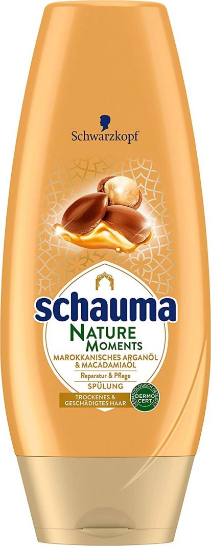 Schauma (DE) Schwarzkopf schauma, Premium Nature Moments, Odżywka, marokański olej arganowy i olejek macadamia, 250 ml (PRODUKT Z NIEMIEC) 1
