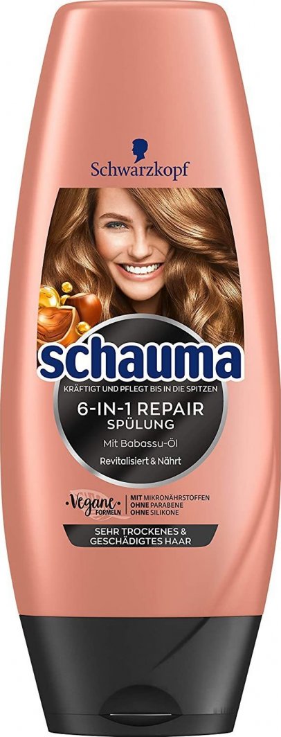 Schauma (DE) Schwarzkopf Schauma, Naprawa 6-w-1, odżywka, 250 ml (PRODUKT Z NIEMIEC) 1