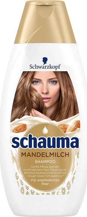 Schauma (DE) Schauma, Szampon z mleczkiem migdałowym, 400 ml (PRODUKT Z NIEMIEC) 1