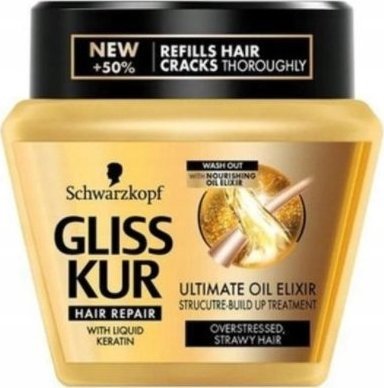 Gliss Kur (DE) Gliss Kur, Ultimate Oil Elixier, Maska do włosów, 300 ml (PRODUKT Z NIEMIEC) 1