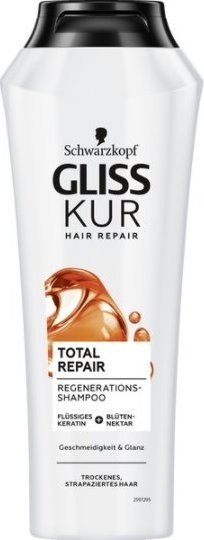 Gliss Kur (DE) Gliss Kur, Total Repair, Szampon regeneracyjny, 250ml (PRODUKT Z NIEMIEC) 1