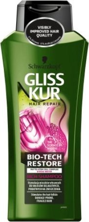 Gliss Kur (DE) Gliss Kur, Bio-Tech Restore, Szampon do włosów, 250 ml (PRODUKT Z NIEMIEC) 1