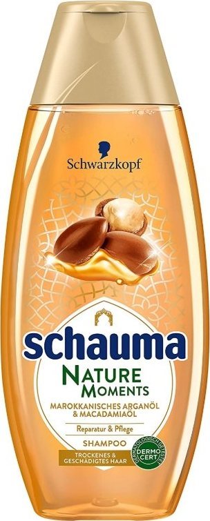 Schwarzkopf (DE) Shampoo, Szampon do włosów z olejem arganowym i olejkiem makadamia, 400 ml (PRODUKT Z NIEMIEC) 1