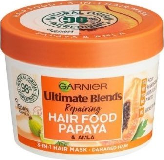 Garnier Maska do włosów zniszczonych Ultimate Blends Hair Food Papaya 390ml 1