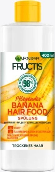 Garnier Garnier Fructis, Hairfood Banan, Odżywka do włosów, 400ml 1