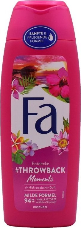 Fa (DE) Fa, Throwback Moments Żel pod prysznic, 250ml (PRODUKT Z NIEMIEC) 1