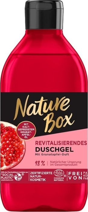 Nature Box (DE) Nature Box, Żel pod prysznic o zapachu granatu, 250ml (PRODUKT Z NIEMIEC) 1