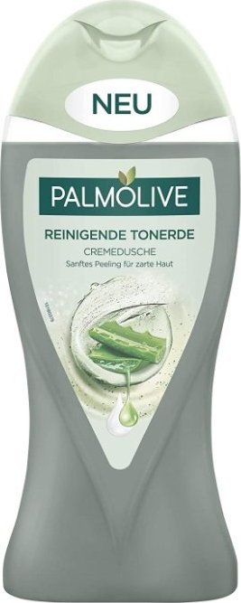Palmolive  (DE) Palmolive, Żel pod prysznic z glinką i ekstraktami z aloesu, 250 ml (PRODUKT Z NIEMIEC) 1