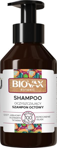 BIOVAX Biovax Botanic, Szampon octowy, oczyszczający, 200 ml - Długi termin ważności! 1