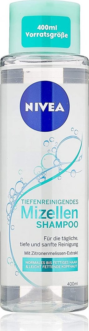 Nivea (DE) Nivea, Szampon micelarny do tłustych i normlanych włosów, bez silikonu, 400 ml (PRODUKT Z NIEMIEC) 1
