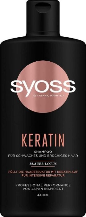Syoss (DE) Syoss, Keratin, Szampon do włosów, 440 ml (PRODUKT Z NIEMIEC) 1