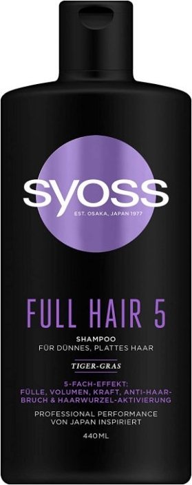 Syoss (DE) Syoss, Full Hair 5, Szampon do włosów, 440 ml (PRODUKT Z NIEMIEC) 1