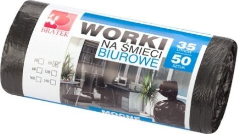Bratek Bratek, Worki na śmieci biurowe 35l, 50 sztuk (HIT) 1