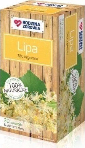 Silesian Pharma Rodzina Zdrowia Lipa zioła do zaparzenia 30 saszetek - Długi termin ważności! 1