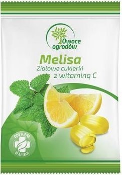 Silesian Pharma Owoce Ogrodów Ziołowe cukierki melisa z witaminą C 60g - Długi termin ważności! 1