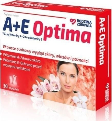 Silesian Pharma Rodzina Zdrowia A+E Optima 30 kapsułek - Długi termin ważności! 1