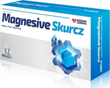 Silesian Pharma Rodzina Zdrowia Magnesive Skurcz 60 tabletek - Długi termin ważności! 1