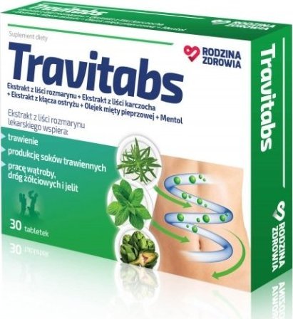 Silesian Pharma Rodzina Zdrowia, Travitabs, 30 tabletek - Długi termin ważności! 1