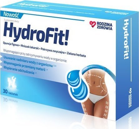 Silesian Pharma Rodzina Zdrowia HydroFit 30 tabletek - Długi termin ważności! 1