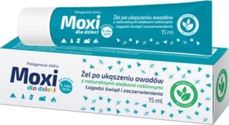 Silesian Pharma Moxi żel po ukąszeniu owadów, dla dzieci, 15 ml - Długi termin ważności! 1