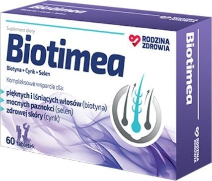 Silesian Pharma Rodzina Zdrowia, Biotimea, 60 tabletek - Długi termin ważności! 1