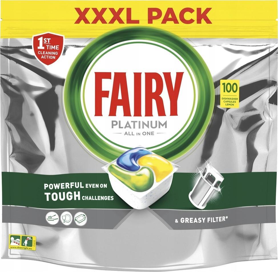Fairy Fairy Platinum Kapsułki do zmywarek 100 szt Yellow 1