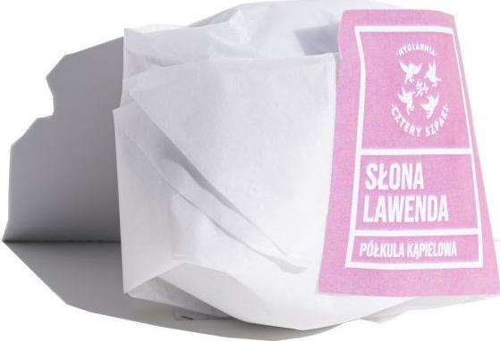 Mydlarnia Cztery Szpaki Półkula kąpielowa słona lawenda - 55 g 1