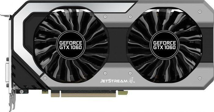 GeForce GTX1060 6GB JETSTREAM 風 PALIT Palit GeForce GTX 1060 JetStream 6GB GDDR5 (192 Bit) DVI