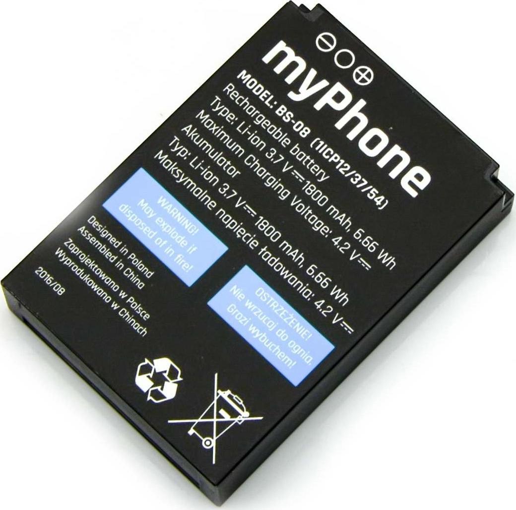 Bateria myPhone Oryginalna Bateria Do Myphone Hammer Plus 1800Mah 1
