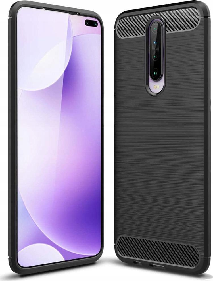 Etui pancerne KARBON do Xiaomi Pocophone X2 / Redmi K30 czarne 1