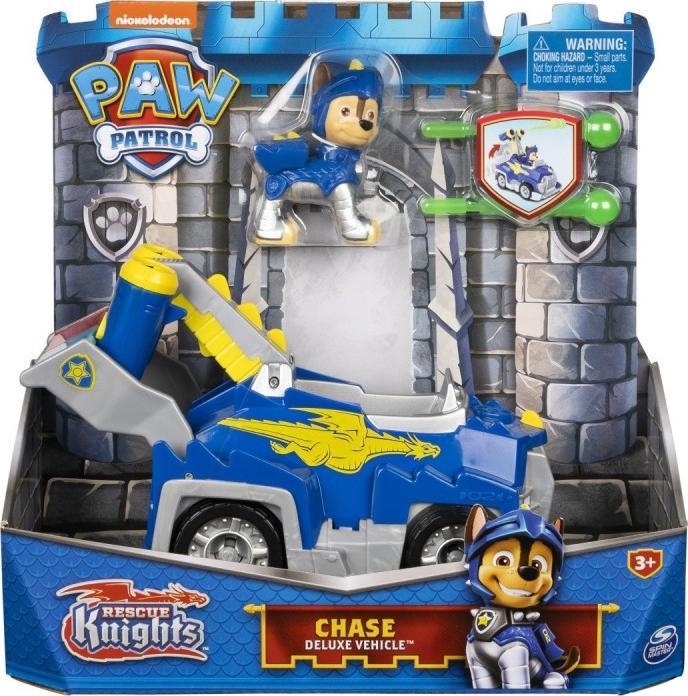Figurka Spin Master Psi Patrol Odważni Rycerze Pojazd Chase (6063584) 1