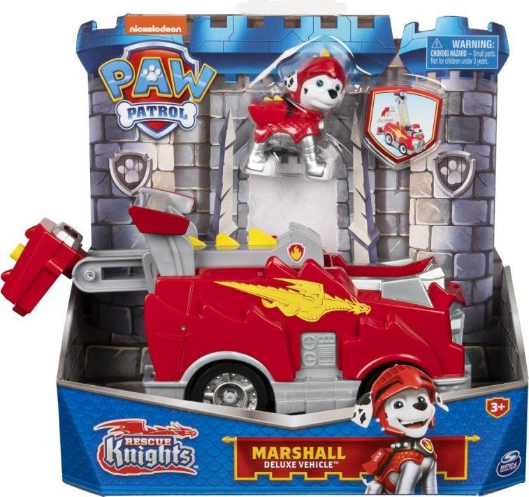 Figurka Spin Master Psi Patrol Odważni Rycerze Pojazd Marshall (5440549) 1