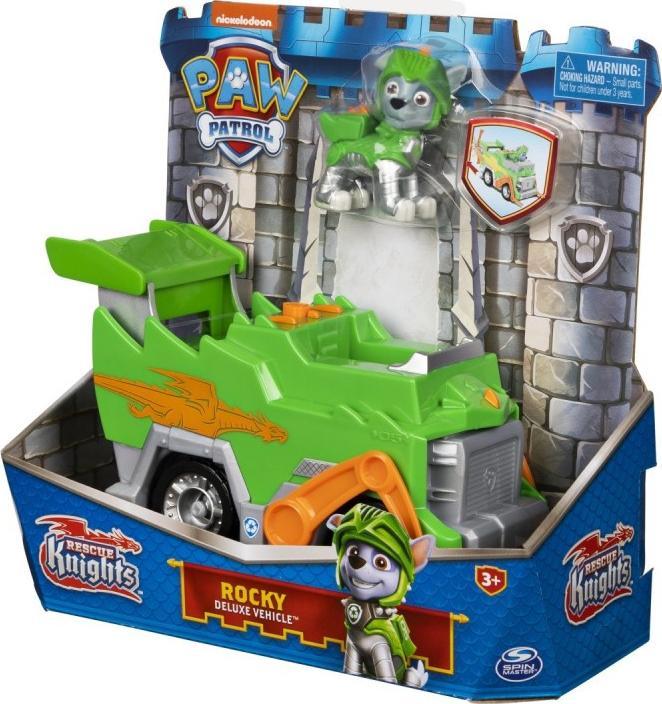 Figurka Spin Master Psi Patrol Odważni Rycerze Pojazd Rocky (20133698) 1