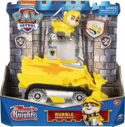 Figurka Spin Master Psi Patrol Odważni Rycerze Pojazd Rubble (5440532) 1