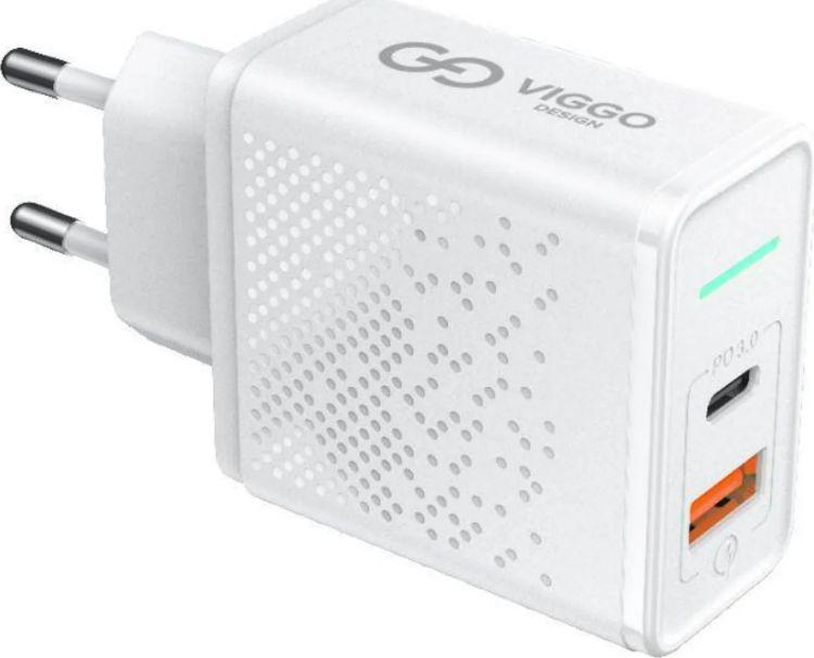 Ładowarka Viggo Design 1x USB-A 1x USB-C 1