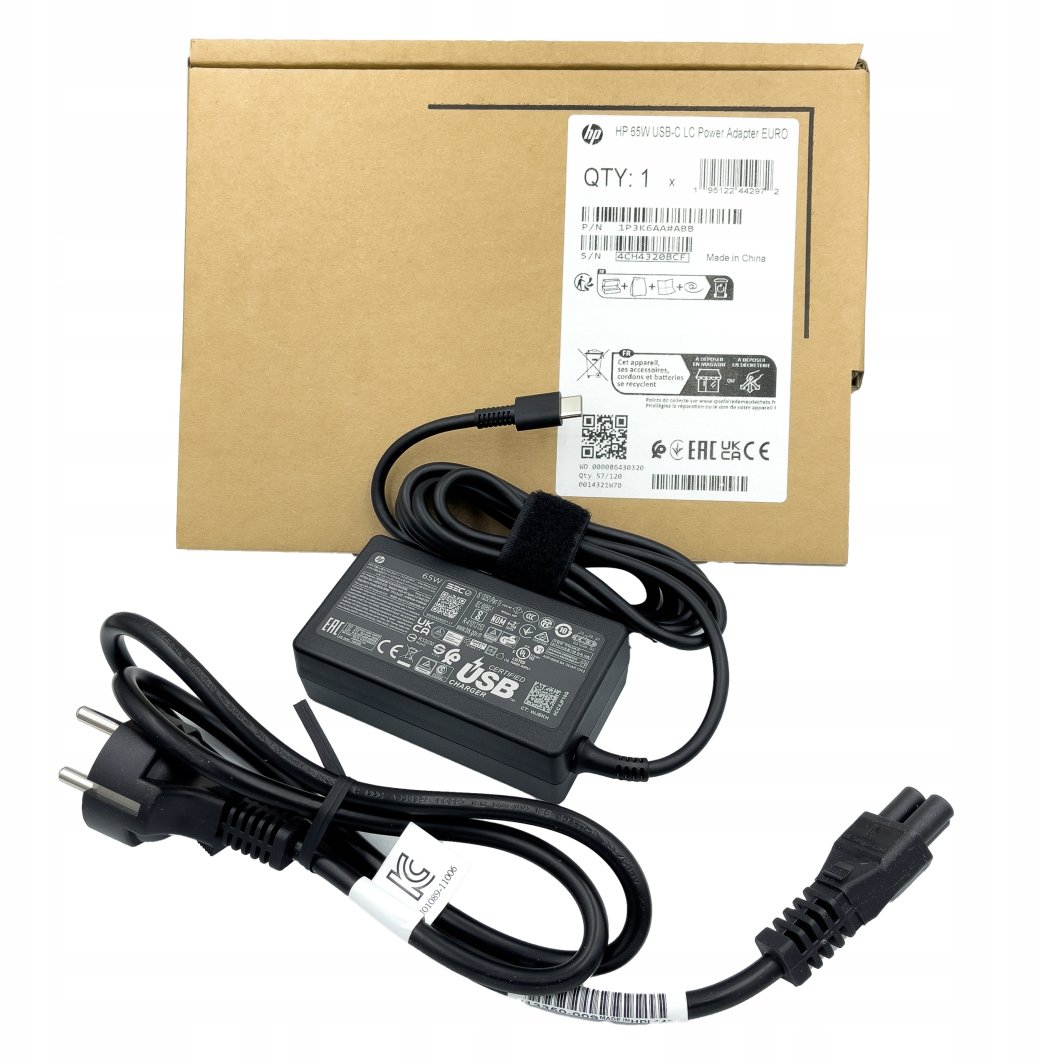 Zasilacz do laptopa HP 65 W,  (1P3K6AA#ABB) 1