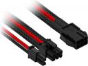 Nanoxia Kabel PCI-e, 6 - 6+2 Pin, 30 cm, czarno / czerwony (NXP683ESR)