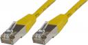 MicroConnect RJ-45/RJ-45, kat. 5e, F/UTP Żółty, 10m (STP510Y)