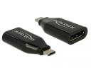 Adapter USB Delock USB-C - DisplayPort Czarny  (62977)