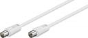 Kabel Goobay Antenowe 5m biały (11512)
