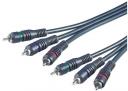 Kabel Mcab RCA (Cinch) x3 - RCA (Cinch) x3 5m czarny (7200195)