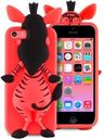 Puro Puro Happy Cartoon Zebra iPhone 5 różowy IPCCZEBRA3DPNK