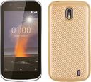 Etui Carbon Fiber Nokia 1 złoty/gold