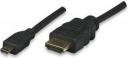 Kabel Techly HDMI Micro - HDMI 5m czarny (ICOC-HDMI-4-AD5)