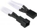 BitFenix Przedłużacz do wentylatorów 3-Pin 60cm - opływowy biało czarny ( BFA-MSC-3F60WK-RP )