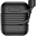 Baseus etui 2w1 pasek strap do Apple Airpods case Black