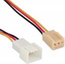 InLine 3-pin - 3-pin, 0.3m, Wielokolorowy (ZUAD005)
