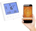Acurel Dotykowy termostat WiFi regulator sterownik biały 3A uniwersalny